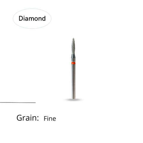 Diamond "Flame" Fine - Drill Bit